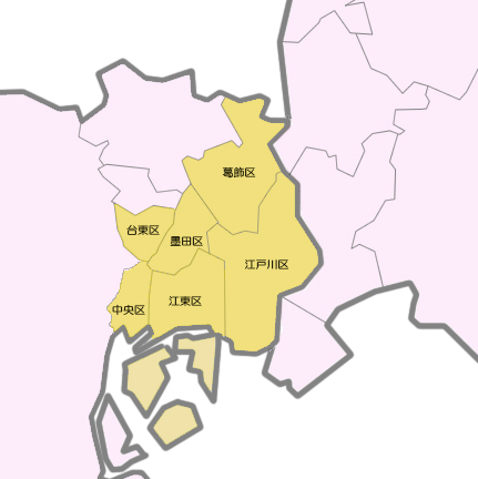 対応可能なエリア