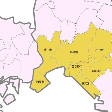 対応可能なエリア